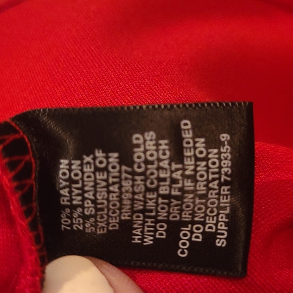 Liz Claiborne Red Dress - Picture 4 of 4